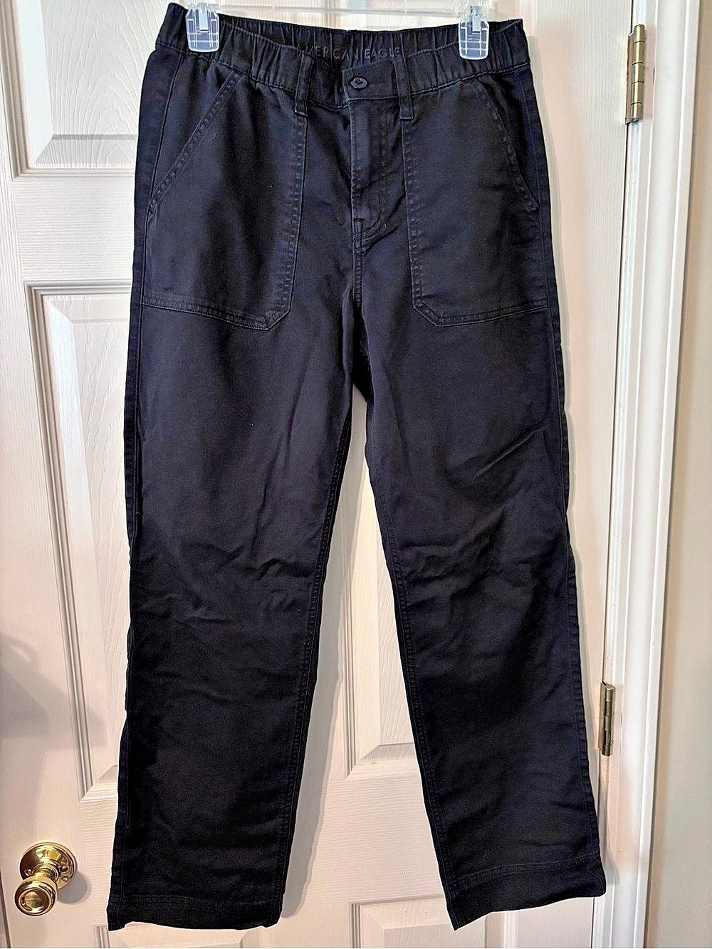 American Eagle Straight Leg Pants Black Size XS